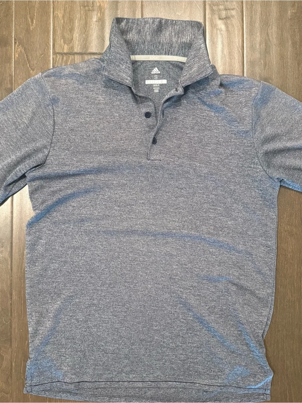 adidas Men’s Heather Navy Performance Polo